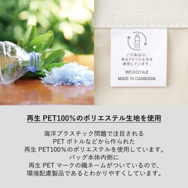 再生PETユーティリティバッグ（M） - 画像 (10)